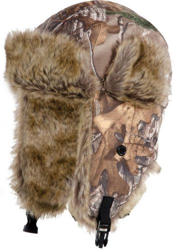 Fxr aviator fur lined hat  realtree xtra woods camo