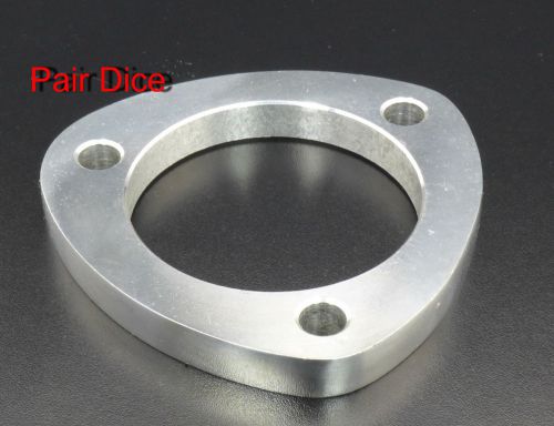 3.5&#034; od exhaust 3 holes 1/2&#034; mild steel flange pipe collector joint cat-back