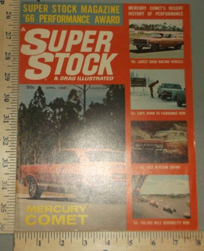 1966 mercury comet cyclone gt brochure original drag racing rare super stock