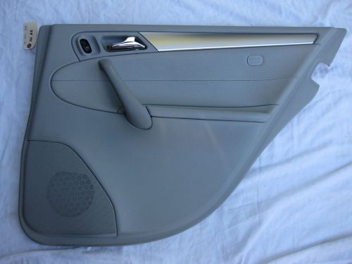 01-07 mercedes c230,240,280, rh rear door panel trim cover gray oem