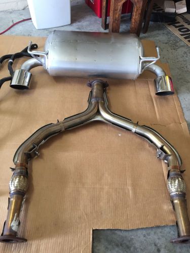 2016 nissan 370z exhaust muffler