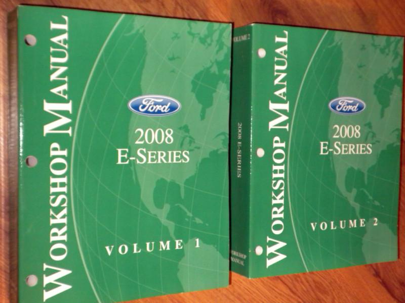 2008 ford e-series econoline e150 e250 e350 van factory workshop repair manuals 