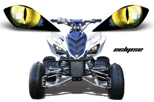Amr headlight graphic decal cover yamaha raptor 700/350 yfz450 parts - eclipse
