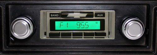 1969-1976 nova am fm radio usa-230 ipod mp3 aux inputs custom autosound chevy