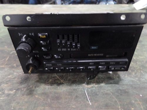 91 buick park avenue a/v radio equipment am-stereo-fm-stereo cassette