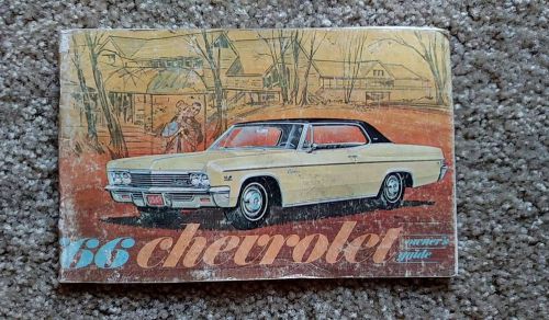 1966 chevrolet owners manual