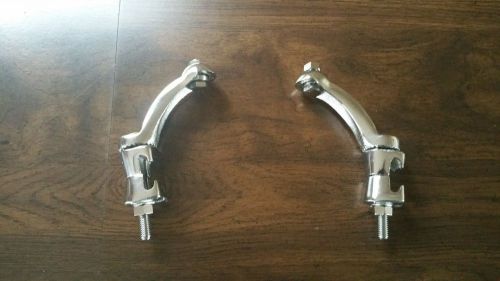 Vintage reproduction fog lamp bumper mount brackets