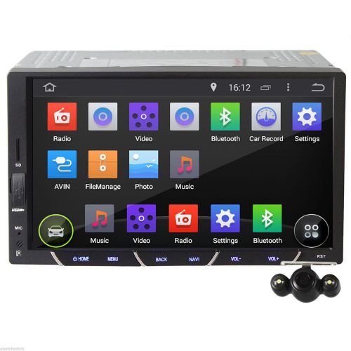 7&#034; 2din android 4.4 car stereo gps navigation 3g wifi bt ipod 1080p video+camera