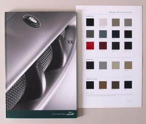 Jaguar 2003 xk xkr sales brochure 50 pages new free shipping