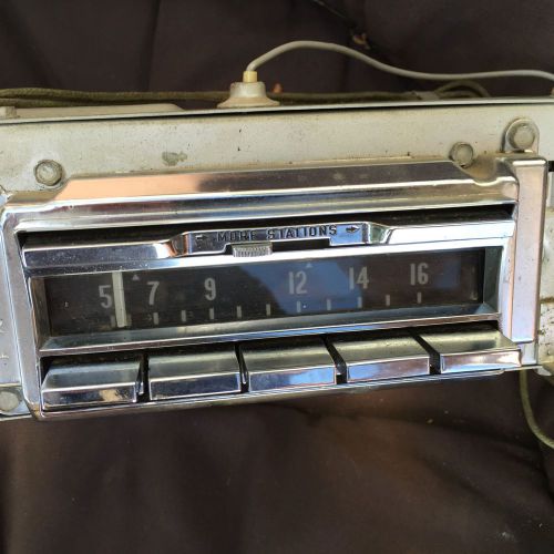 1958 cadillac radio