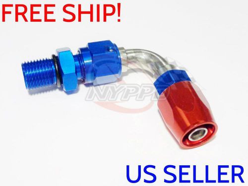 Nyppd swivel fuel/gas hose/line end fitting an 6 90 degree w/ o ring 6-6xtra