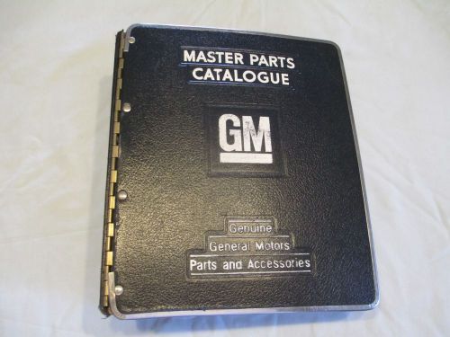 Gm buick chevrolet oldmobile pontiac cadillac parts catalog headquarters binder