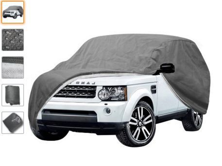 Car cover 100% water-proof 5 layers fit all suvs/truck-vans 180 inches.