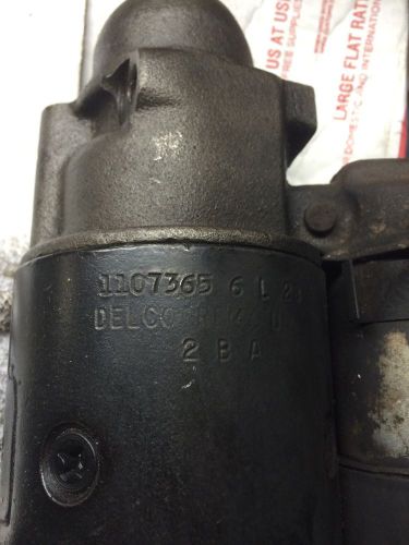 Early 1967 corvette 427 starter 1107365 delco remy 6 l 28,  all 67l71 l88 camaro