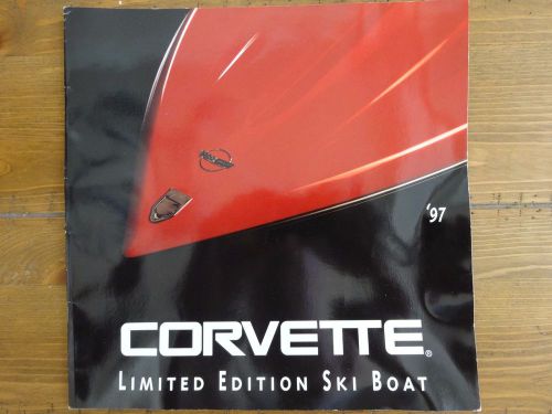 Malibu corvette limited edition ski boat brochure 1997