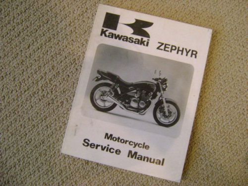 Kawasaki  zephyr zr550-b1 1990 factory dealer service shop repair manual