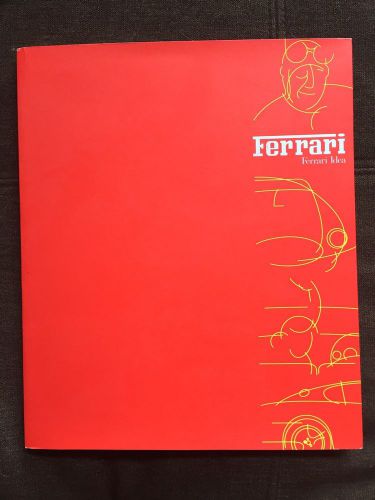 Ferrari idea catalogue book 1995 mint! printed in italy