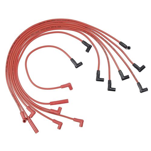 Accel 5049r custom fit super stock spiral spark plug wire set