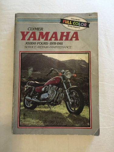 Clymer yamaha xs1100 fours 78-81 first edition m411