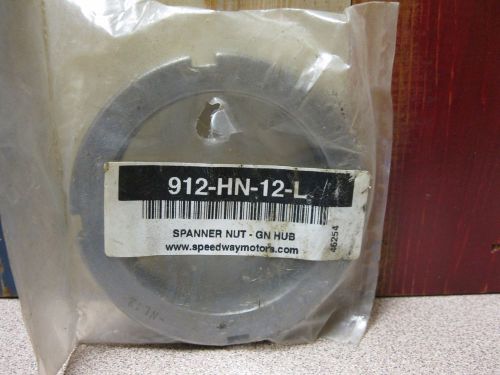 Grand national hub spanner nut size 12 left thread #912-hn-12-l new free ship