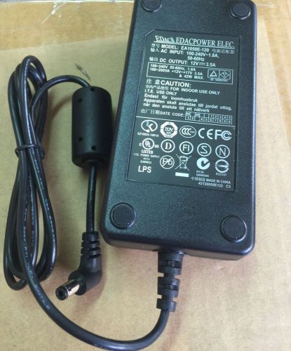 Ac 100-240v to dc 12v 3.5a adapter verificatio ce fcc ul power