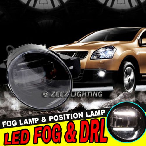 Led projector fog driving lamp drl daytime running light for nissan infiniti #l