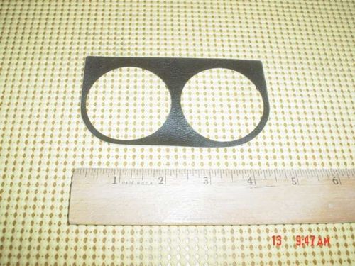 Stewart-warner nos black grain gauge panel decal