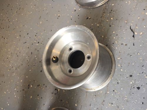 One wheel 5.5-4.5-3&#034; bell quarter midget polished kart wheel