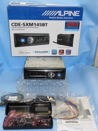 Alpine cde-sxm145bt cd/usb/advanced bluetooth receiver with siriusxm tuner