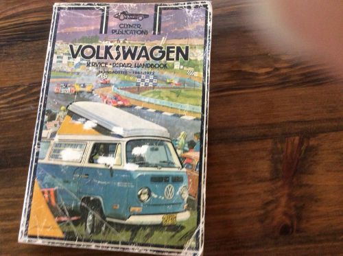 Vw transporter repair manual1961 - 1972. cover is camping out at watkins glen!
