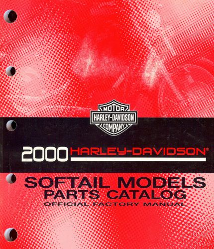 2000 harley-davidson softail parts catalog manual -flstf-flsts-fxst-fxsts-fxstb