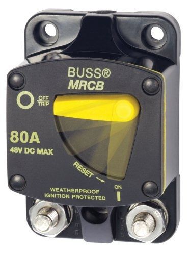 Blue sea systems 187-series surface mount 80a circuit breaker