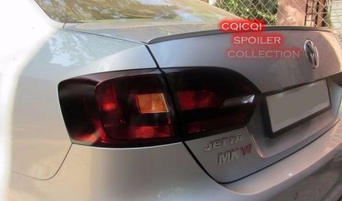 Painted trunk lip spoiler for 11-15 vw jetta mk6 sedan color:ld7x gray ◎