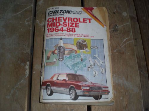 Chilton manual chevy mid-size cars 1964-1988