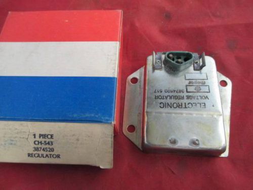 Voltage regulator fits 76-81 plymouth dodge chrysler nos mopar 3874520