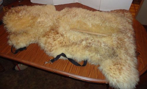 Genuine long haired sheepskin car seatcover - well made - never used