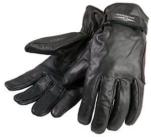 New roadkrome dyno men&#039;s black leather gloves (large) #406-3004