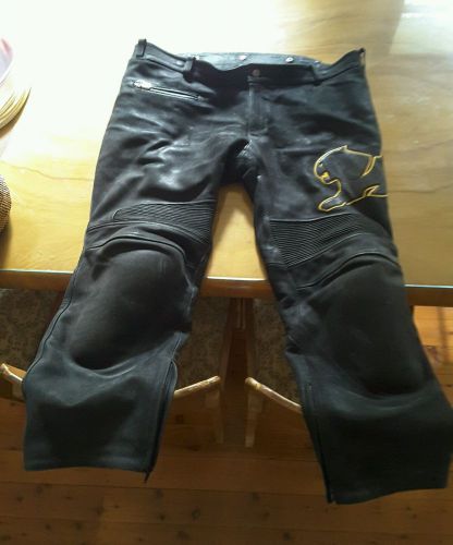 Tiger angel guardian nubuck leather pants size 62