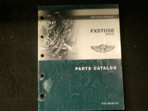 2003 100th anniversary harley-davidson fxstdse  parts catalog manual  99430-03