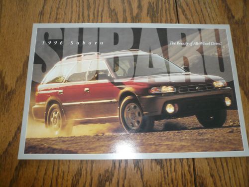 1996 subaru outback legacy sales brochure forester impreza svx lsi