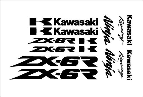 Kawasaki ninja decal kit, motorcycle decal kit