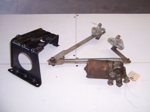 1965 1966 ford mustang 1 speed windshield wiper motor trans arms bracket tested