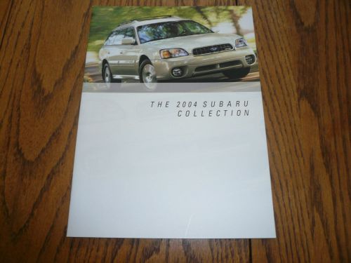 2004 subaru outback legacy forester impreza sales brochure