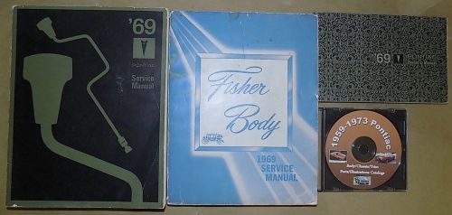 1969 pontiac orig service &amp; owners manual set_gto/firebird/tempest/lemans/judge