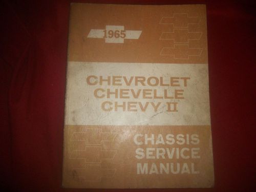 G 1965 chevrolet shop manual / 65 chevy manual  / chassis service manual