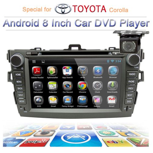 Dual-core 1080p  8&#034; capacitive multiple android a9 core 1ghz cpu for toyota