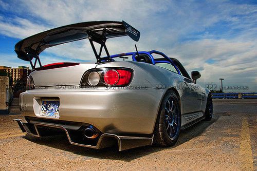 A++ rear bumper under diffuser lip protect cover for honda s2000 spon style frp