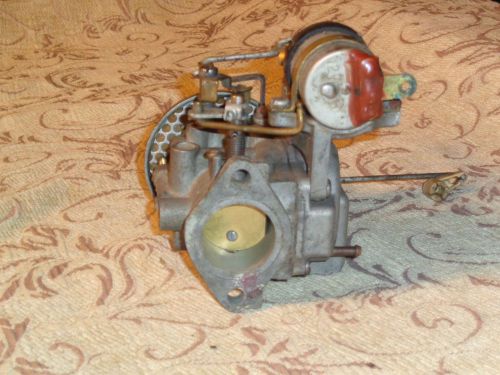 1969 johnson 25 hp outboard carburetor part number 313355 with silencer