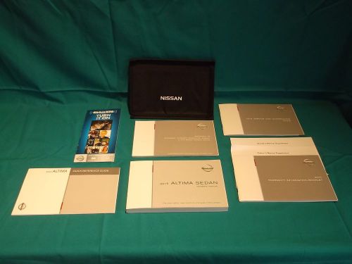 2015 nissan alitima owners manual set with case !!! free shipping