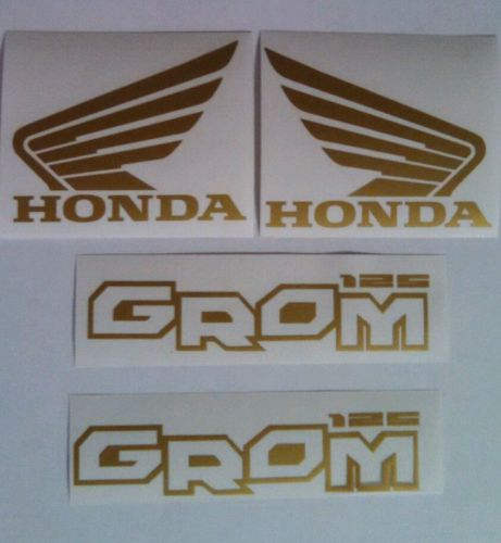 Honda grom msx 125 motorcycle sticker decal tank side